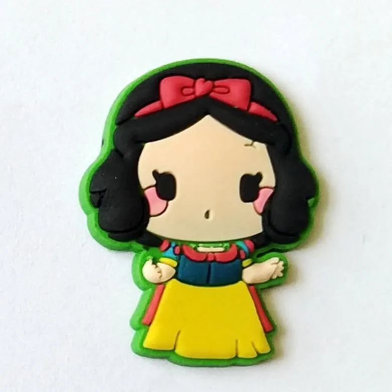 Red Ribbon Yellow Dress Pretty Lady Shoe Charm