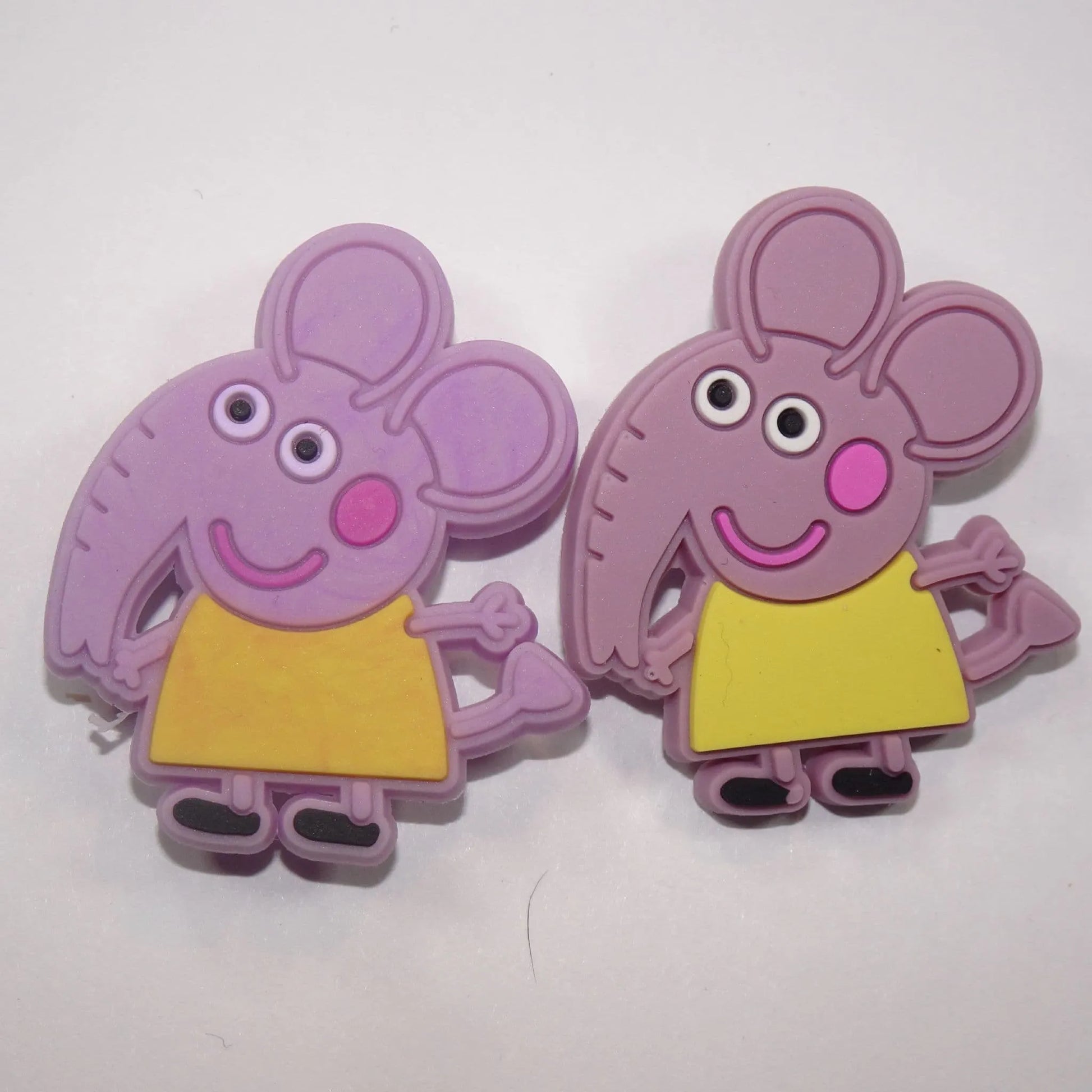 2 Emily Elephant Shoe Charm