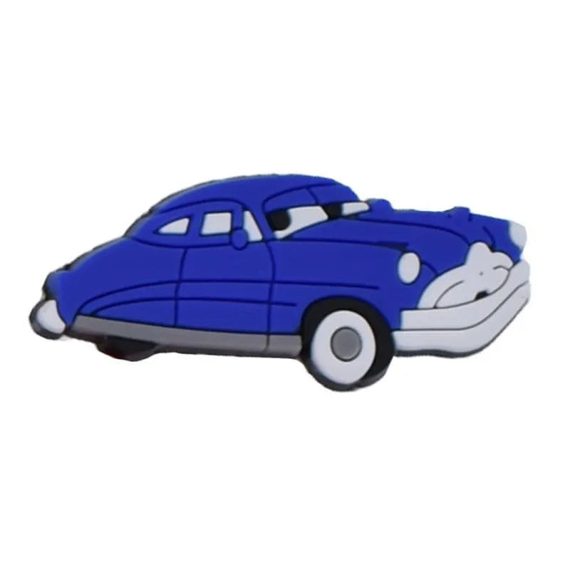 Blue Chevy Shoe Charm