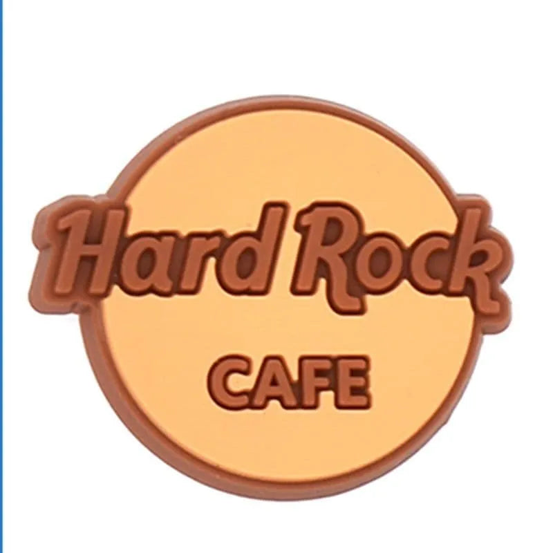 Hard Rock Café Round Logo Badge Shoe Charm