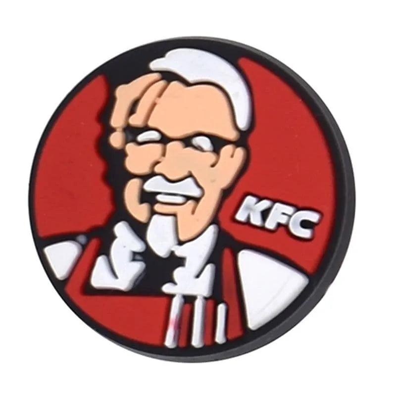 Kfc Round Logo Badge Shoe Charm