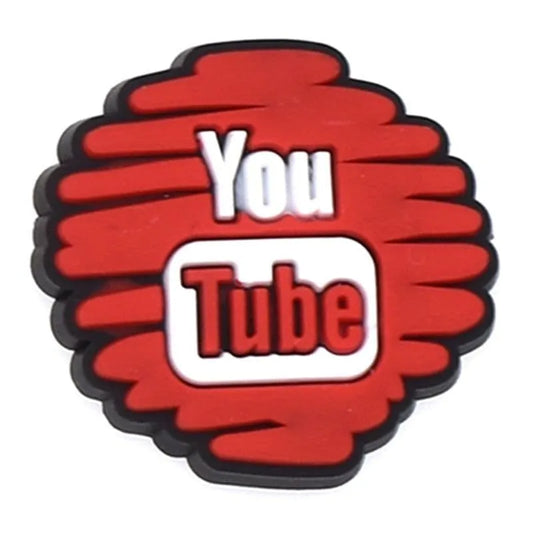 You Tubelogo Badge Shoe Charm