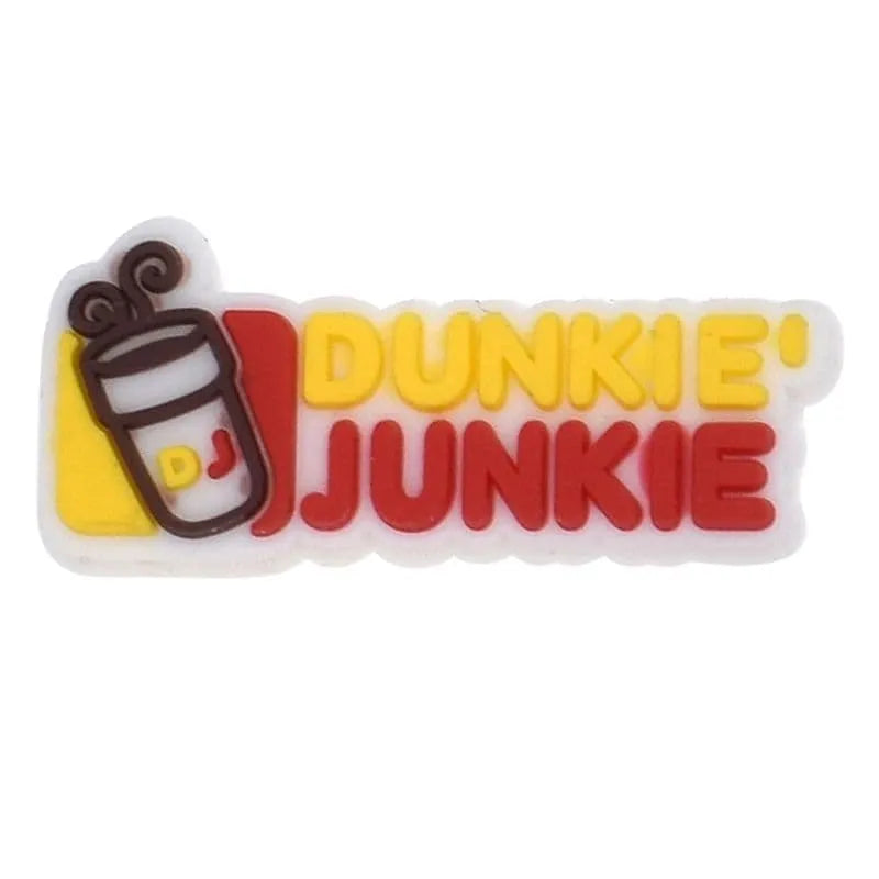 Dunkie Junkie Stylized Logo Shoe Charm