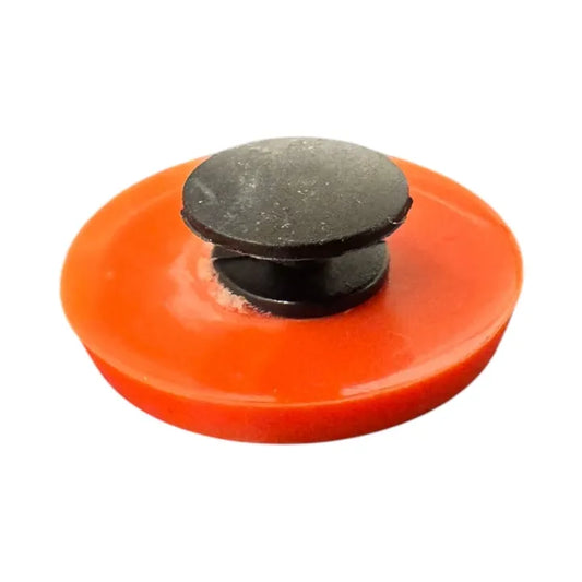 Lv White Flower On Orange Badge Shoe Charm