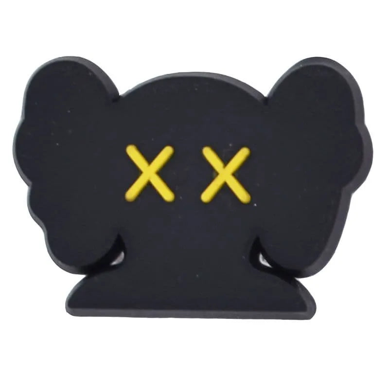 Black Xx Gold Teddy Logo Shoe Charm