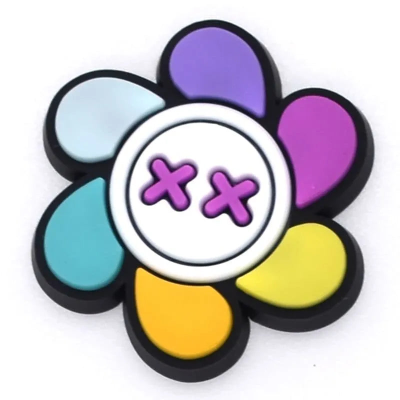 Xx Petals Multi Coloured Logo Shoe Charm