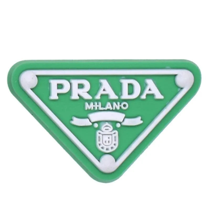Prada Triplate Green Shoe Charm