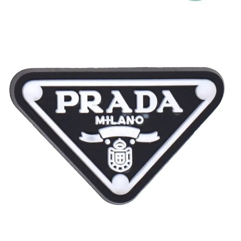 Prada Triplate Black Shoe Charm