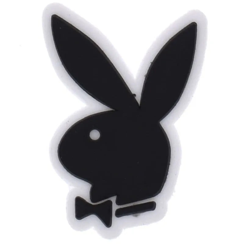 Playboy Bunny Stylized Logo Shoe Charm