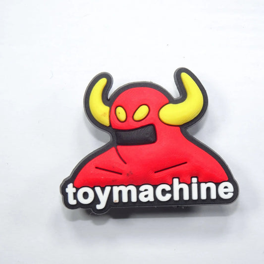 Toymachine Skateboard Logo Red Shoe Charm