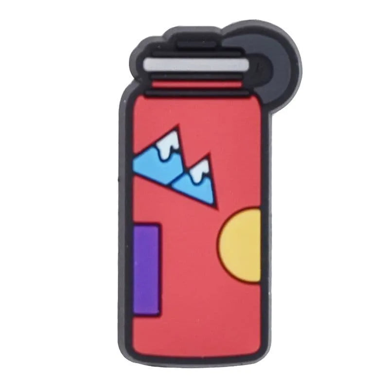 Water Bottle Red Shoe Charm