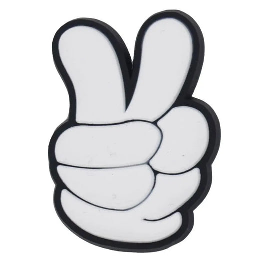 Victory Fingers Shoe Charm