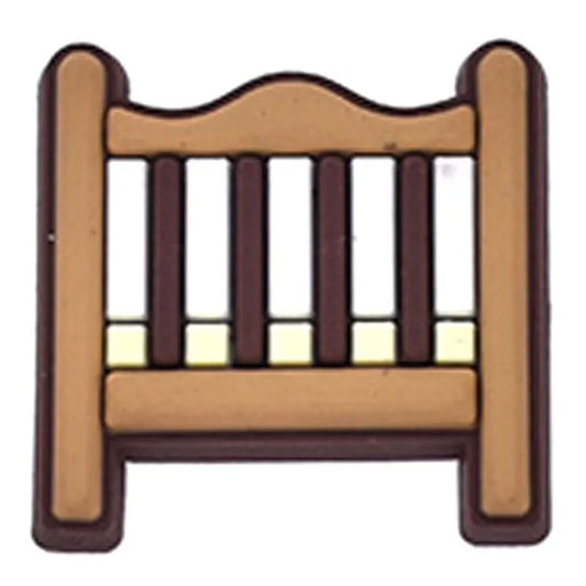 Baby Cot Shoe Charm
