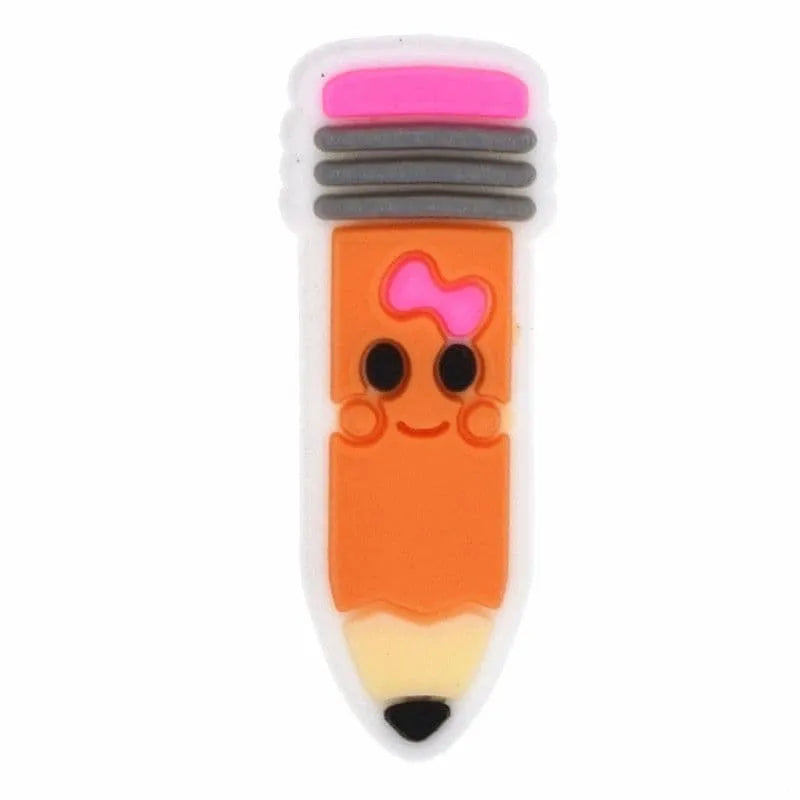 Happy Pencil Shoe Charm