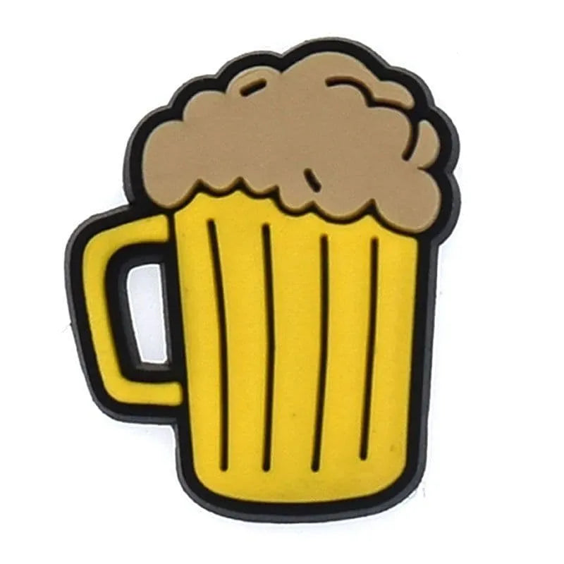 Cold Beer Shoe Charm