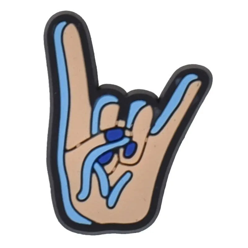 Sign Of The Horns Shoe Charm