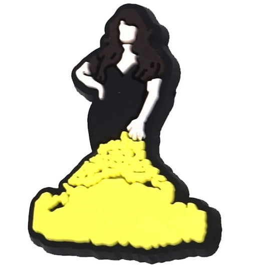 Yellow Gown Shoe Charm