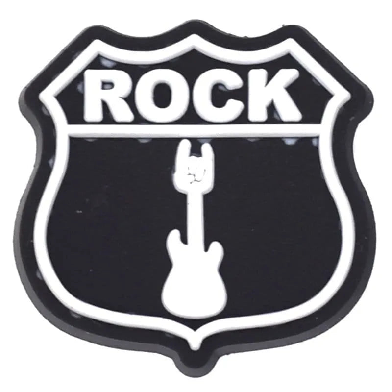 Rock Shield Shoe Charm