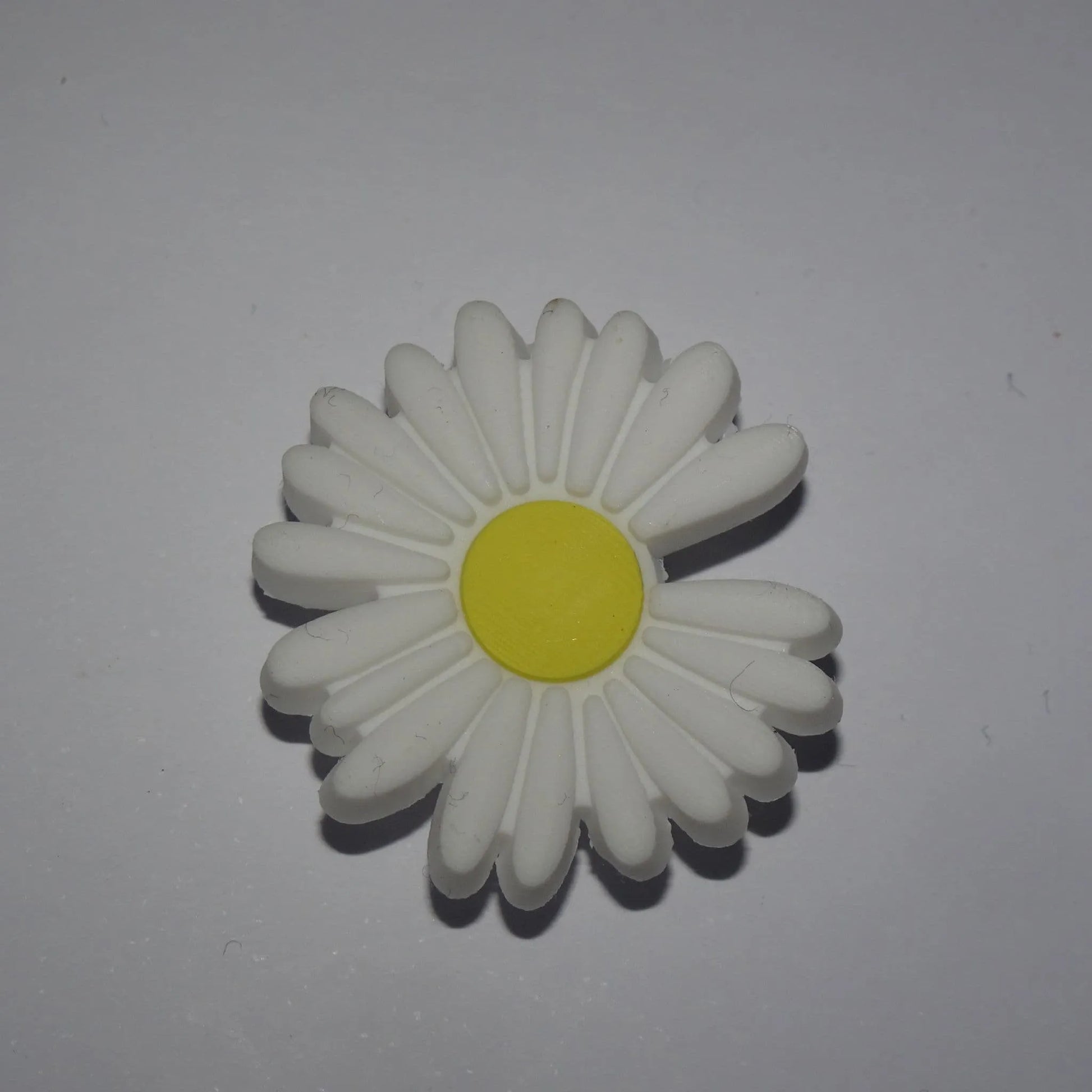 White Daisy Shoe Charm
