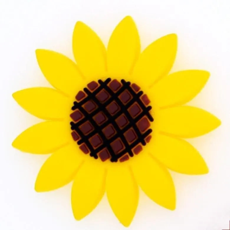 Yellow/Brown Seeded Shoe Charm