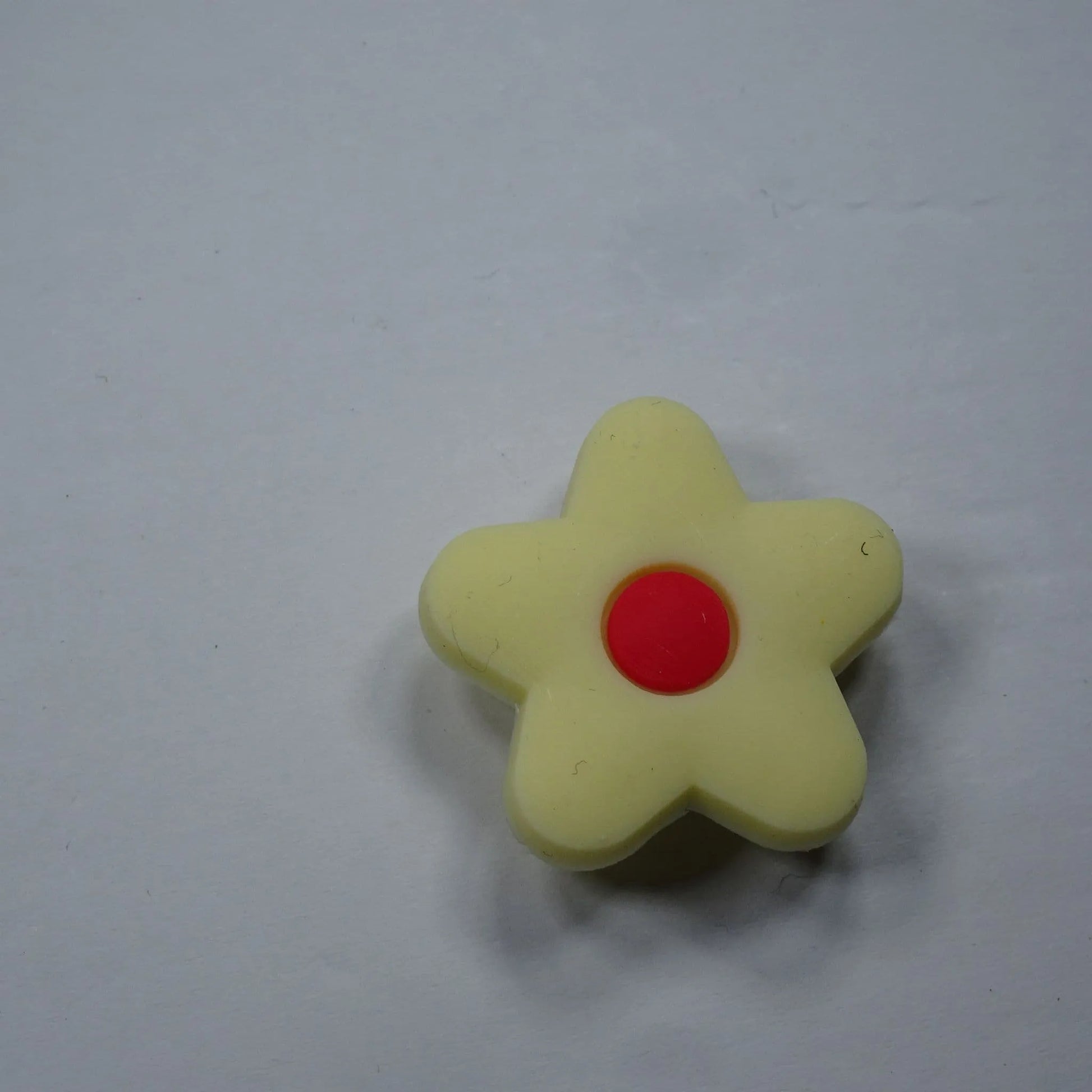 Yellow/Red Star Petals Shoe Charm