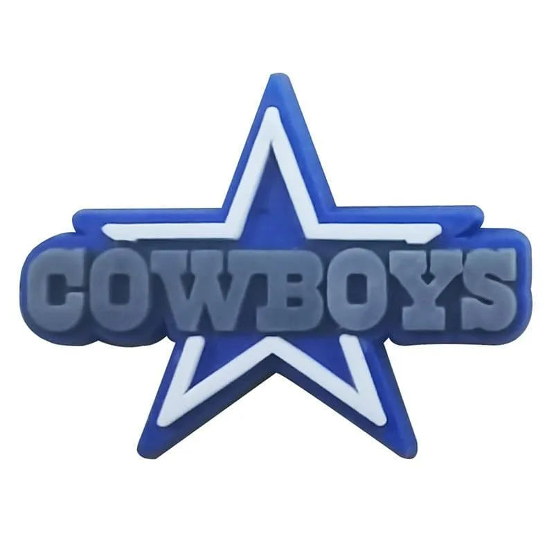 Dallas Cowboys Nfl Star Logo Shoe Charm