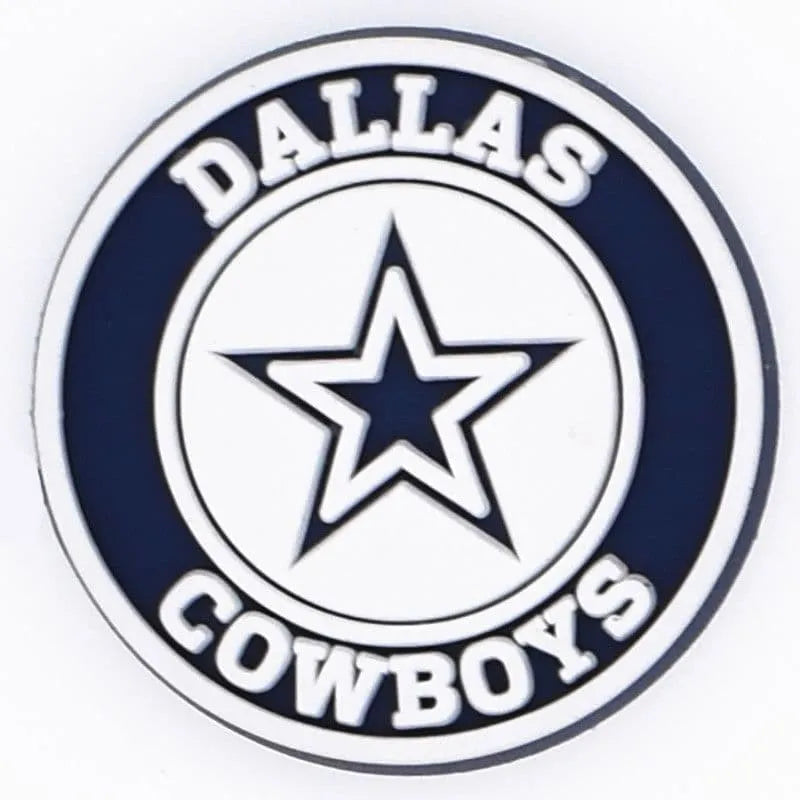 Dallas Cowboys Nfl Team Badge Shoe Charm