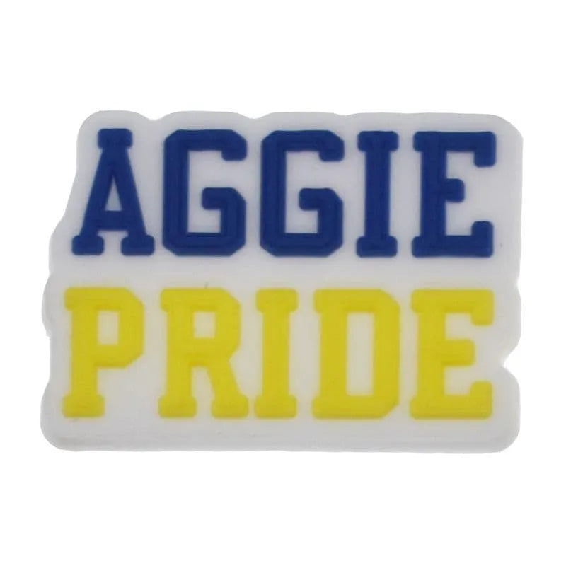 Aggie Pride North Carolina Football Team Badge Logo Shoe Charm
