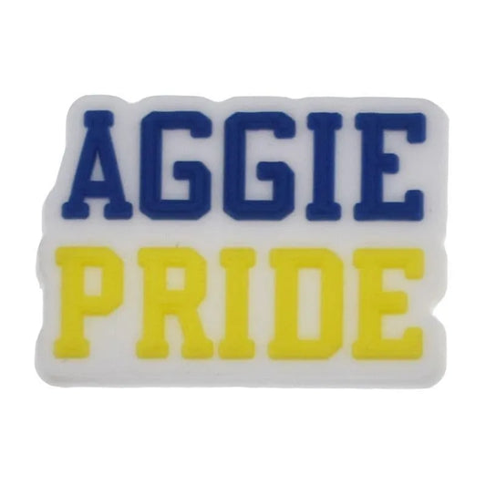 Aggie Pride North Carolina Football Team Badge Logo Shoe Charm