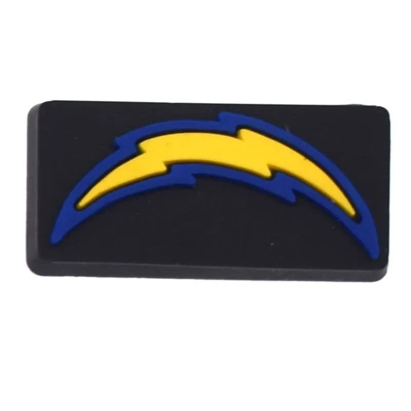 Los Angeles Chargers Football Team Badge Logo Shoe Charm