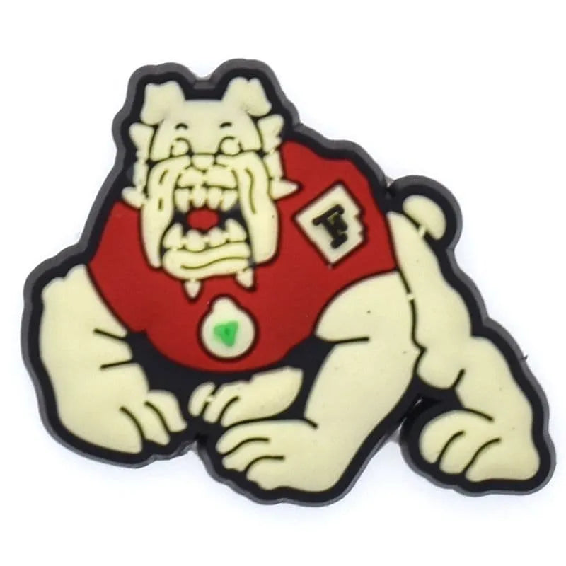 Winslow Bulldogs Basketball Team Badge Logo Shoe Charm