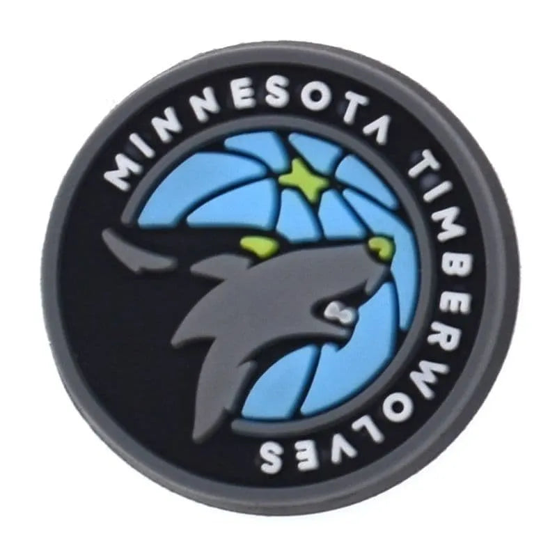 Minnesota Timberwolves Football Team Badge Logo Shoe Charm