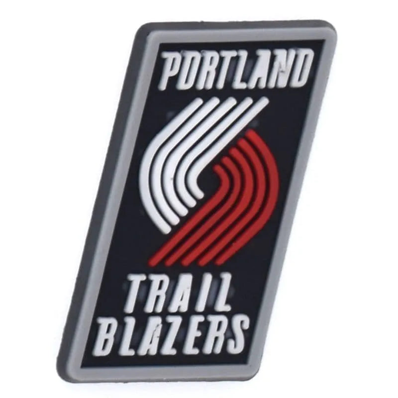 Portland Trail Blazes Basketball Team Badge Logo Shoe Charm
