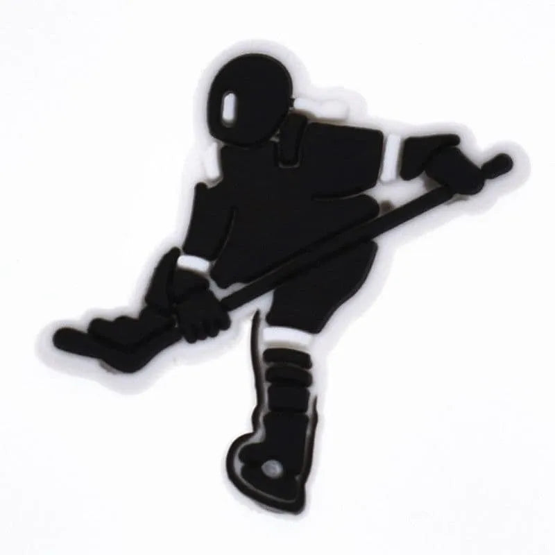 Team Player Black Shoe Charm