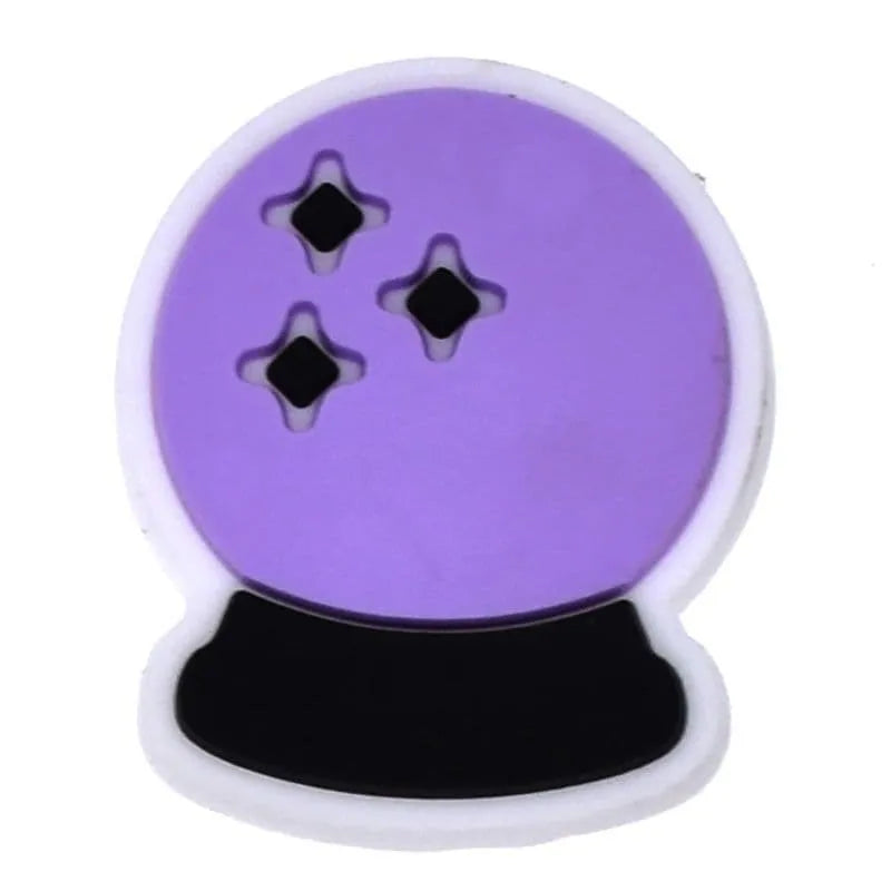 Crystal Ball Shoe Charm
