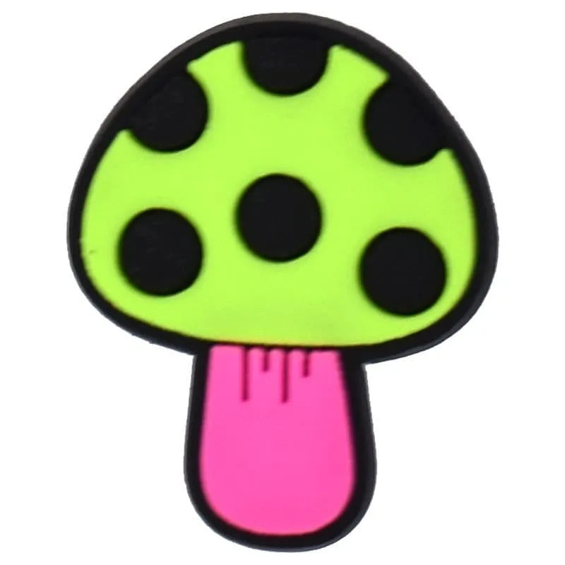 Poison Mushroom Shoe Charm