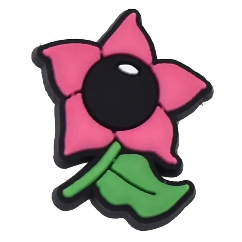 Poison Flower Shoe Charm