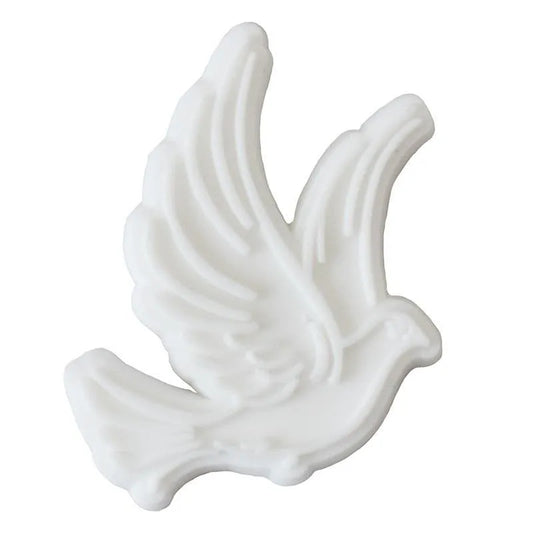 White Dove Flying Shoe Charm