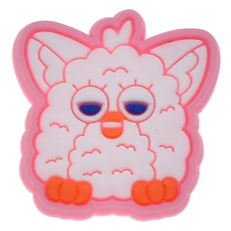 White Furby Shoe Charm
