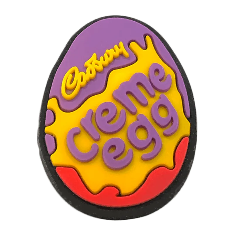 Cadbury Crème Egg British Food Shoe Charm