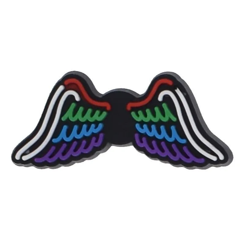 Wings Silhouette Shoe Charm