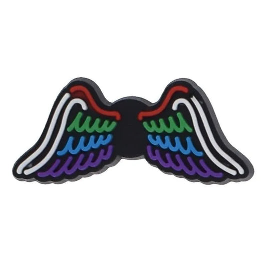Wings Silhouette Shoe Charm