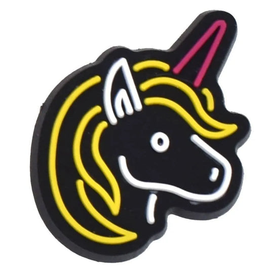 Unicorn Silhouette Shoe Charm