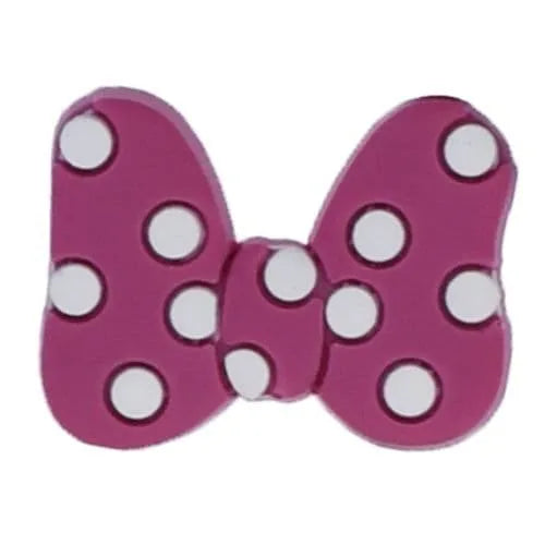 Minnie'S Spot Ribbon Shoe Charm