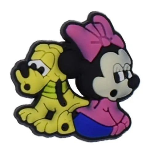 Baby Pluto & Baby Minnie Shoe Charm