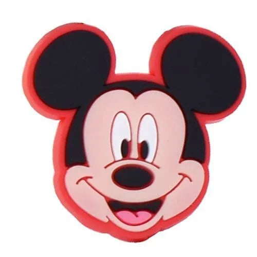 Smiling Mickey Mouse'S Face Shoe Charm