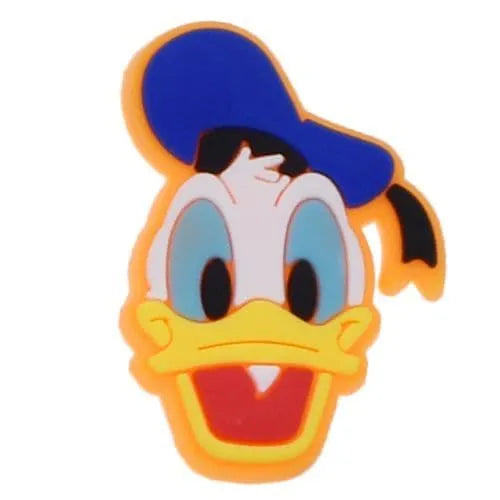 Smiling Donald Duck'S Face Shoe Charm