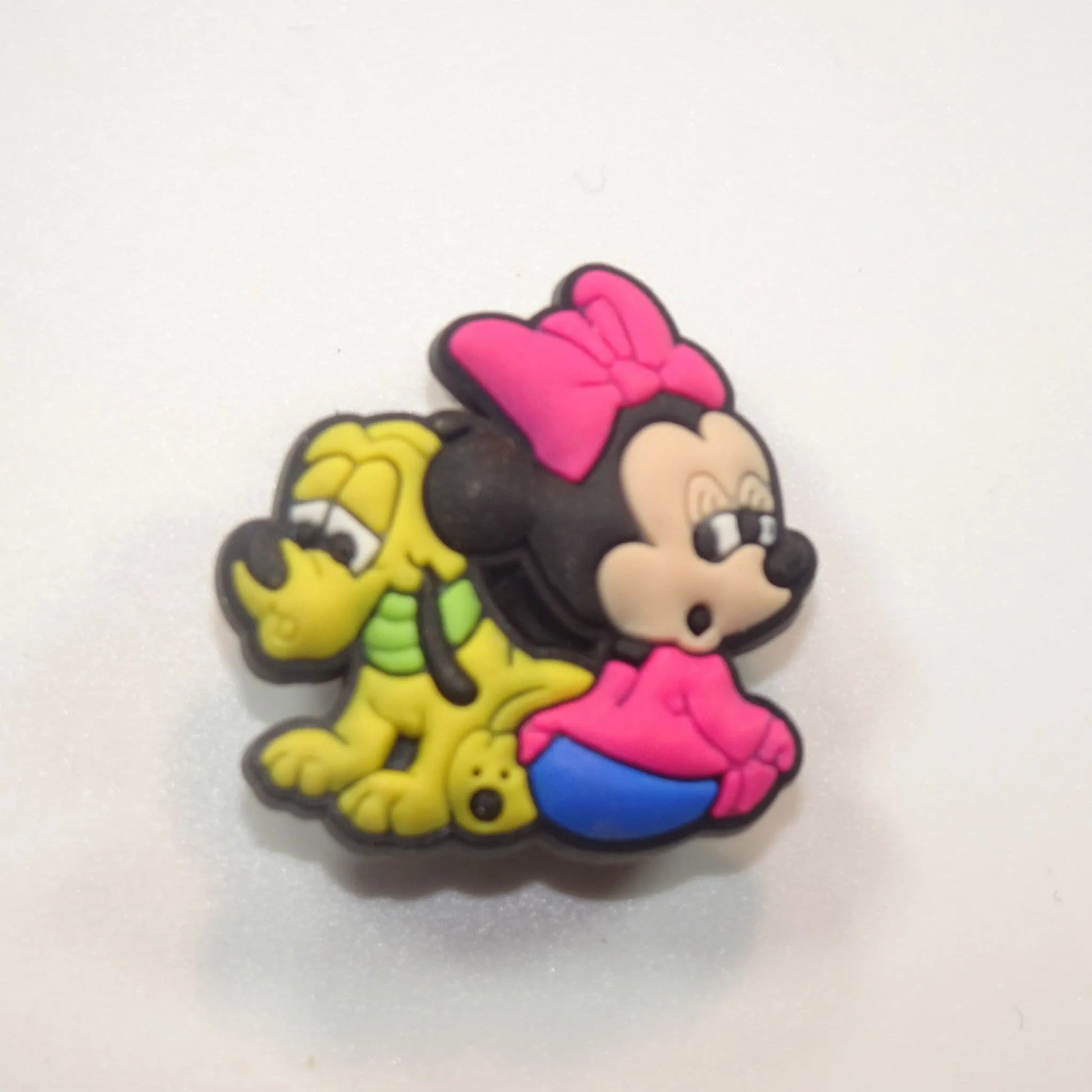 Baby Minnie & Puppy Pluto Shoe Charm
