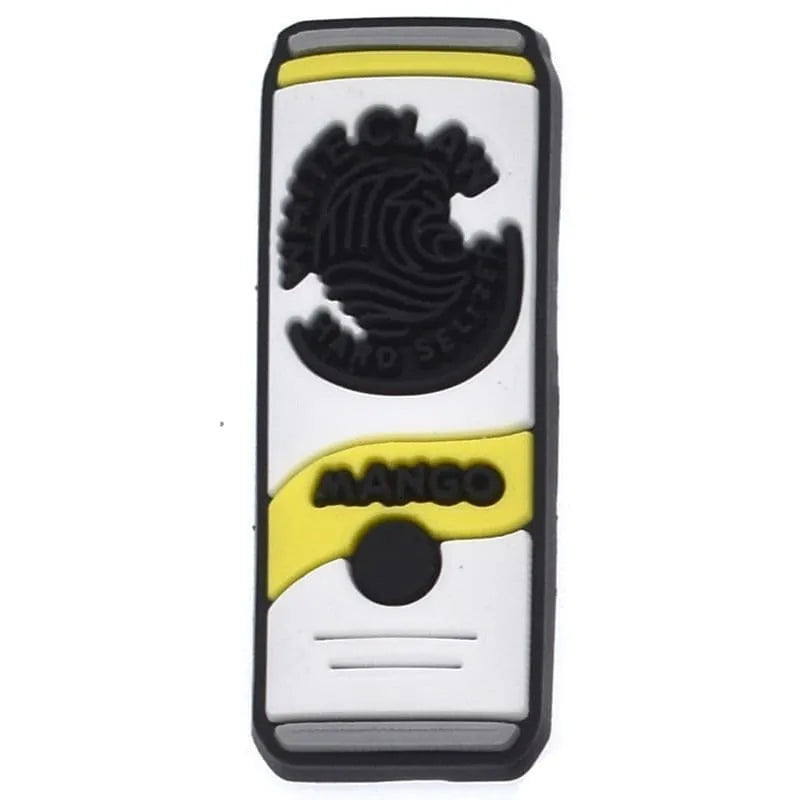 White Claw Hard Seltzer Mango Beer Can Shoe Charm
