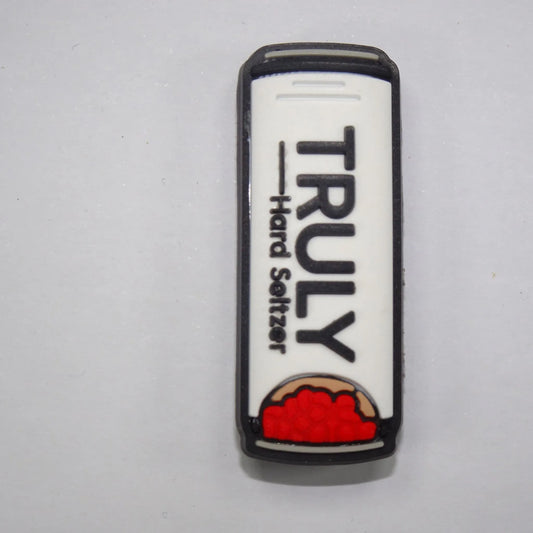 Truly Hard Seltzler Beer White Can Shoe Charm